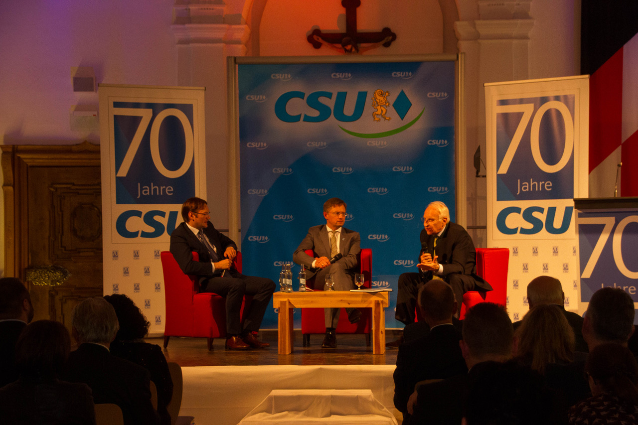 Edmund Stoiber in Waldsassen