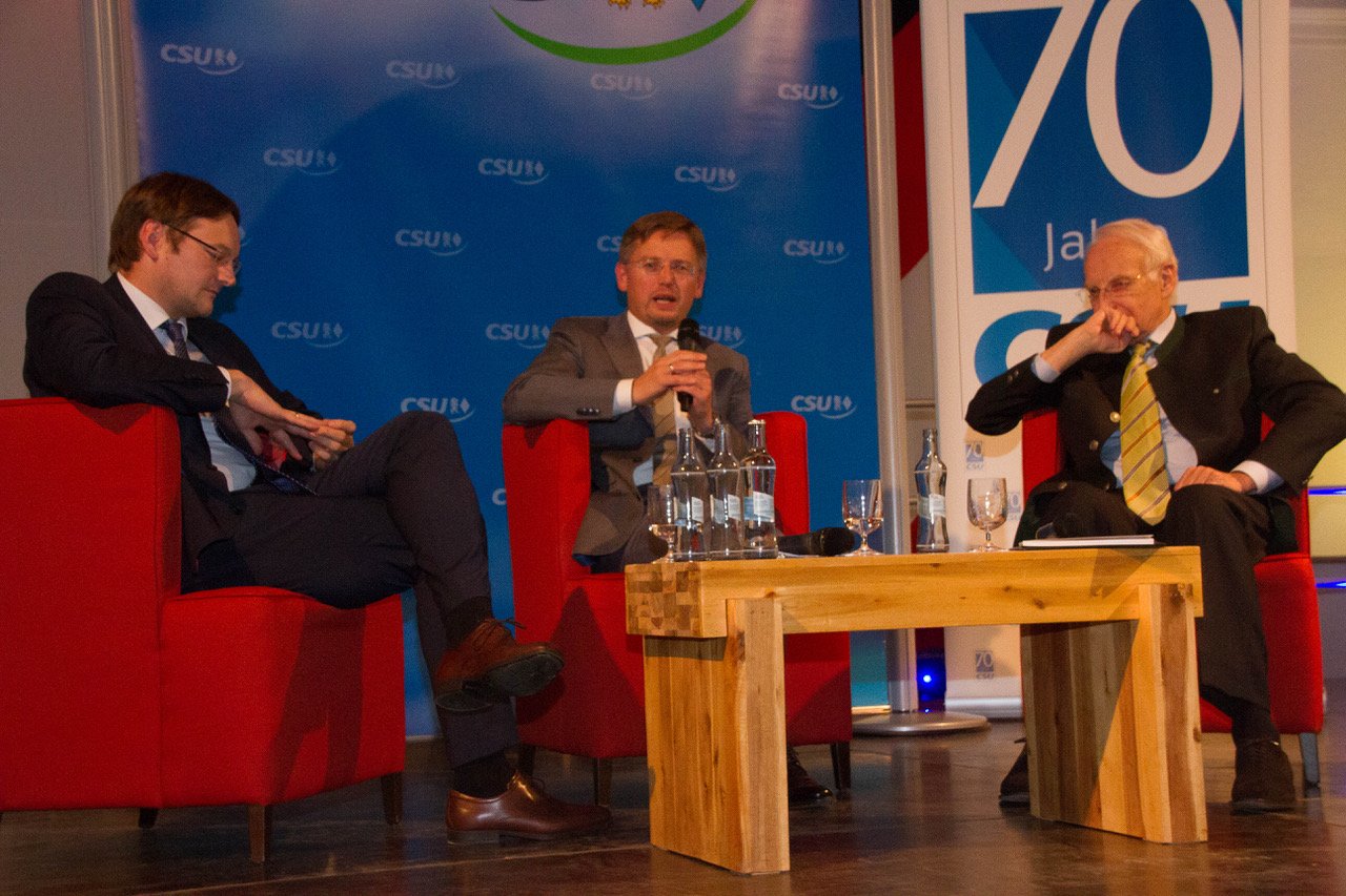 Edmund Stoiber in Waldsassen