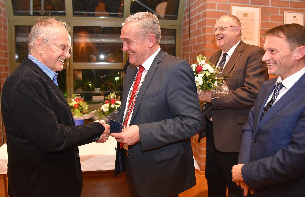 Ehrenamt BRK + Pilzbeauftragter Pilzexeprte Weiden Peter Ertl, Norbert Griesbacher, Dr. Elmar Baumer, Sandro Galitzdörfer2