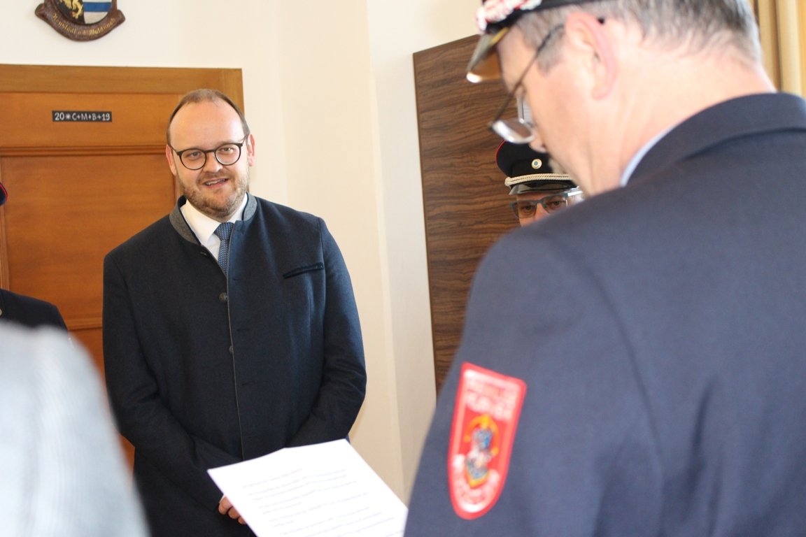 Ehrenschirmherr Feuerwehrfest Neustadt an der Waldnaab Landrat Andreas Meier 1