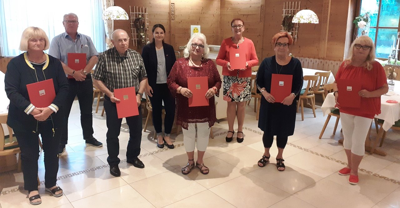 SPD ehrt zahlreiche treue Mitglieder