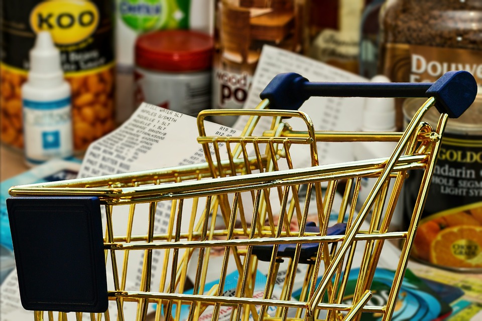 Einkauf, Einkaufswagen, Shoppen, Lebensmittel, Geschäft