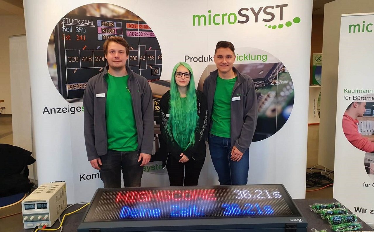 Microsyst stellt sich Schülern und Schulen vor