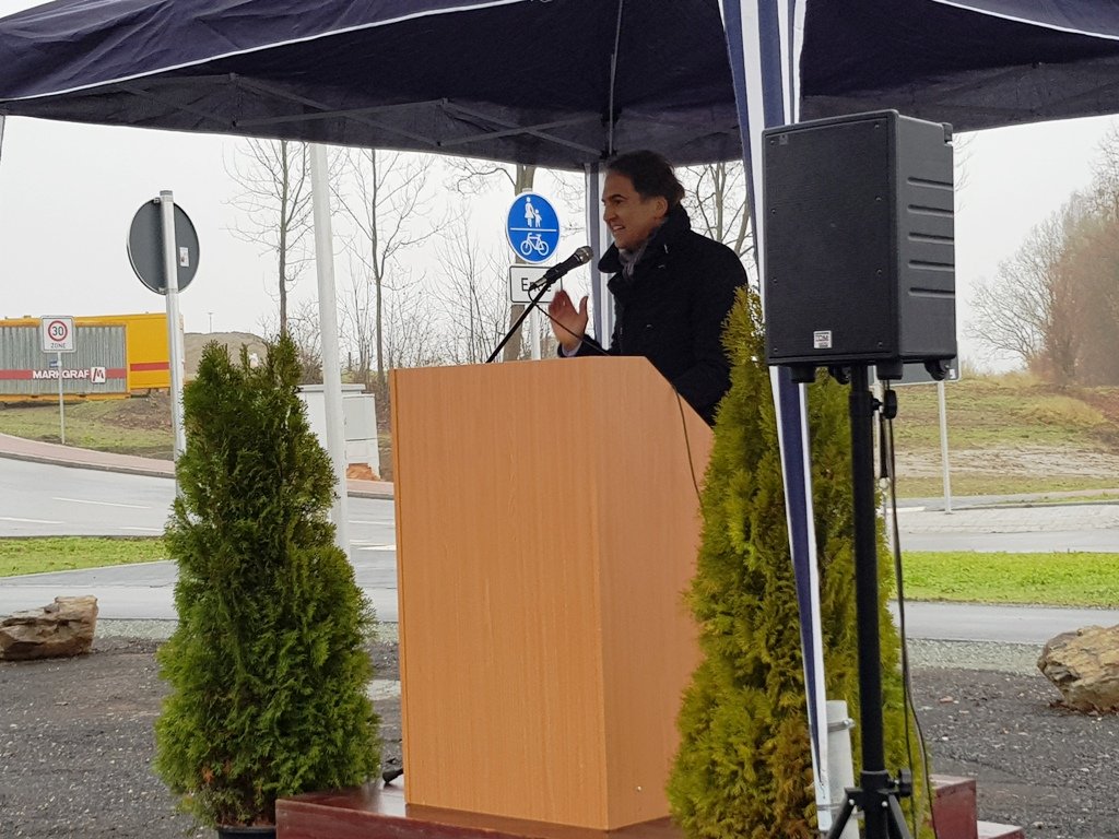 Eröffnung Kreisverkehr Radweg Baugebiet Neustadt (31)