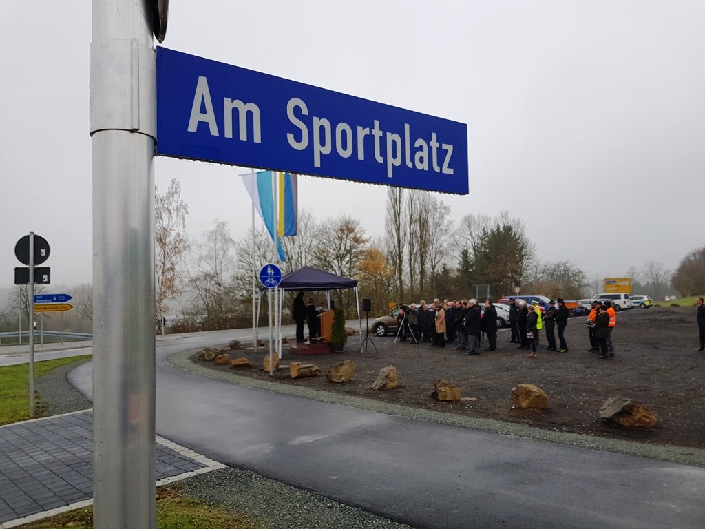 Eröffnung Kreisverkehr Radweg Baugebiet Neustadt (59)