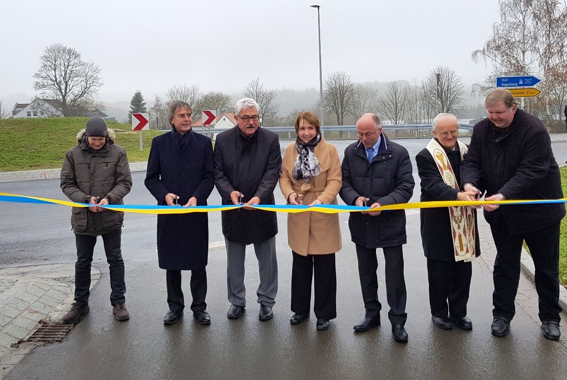Eröffnung Kreisverkehr Radweg Baugebiet Neustadt (67)