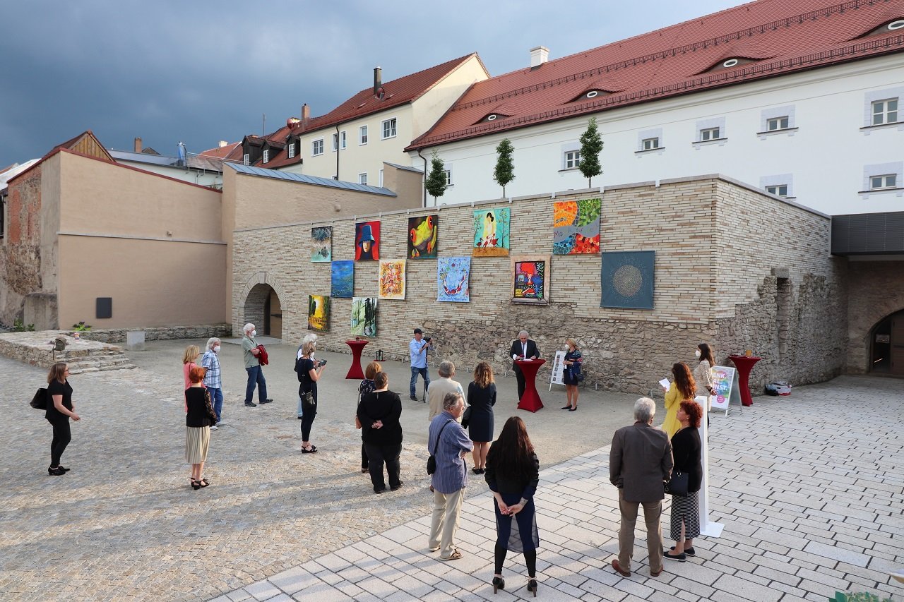 Große Einweihung des neuen Innenhofs in Tirschenreuth