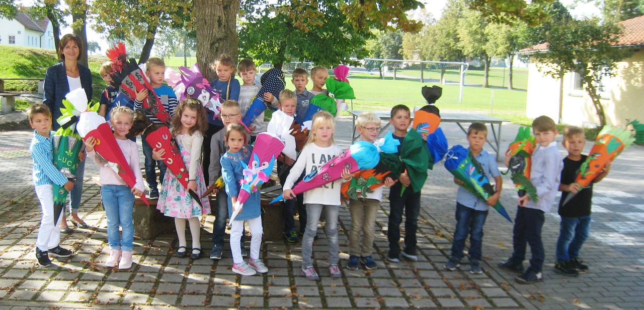 Erster Schultag an der Grundschule Püchersreuth