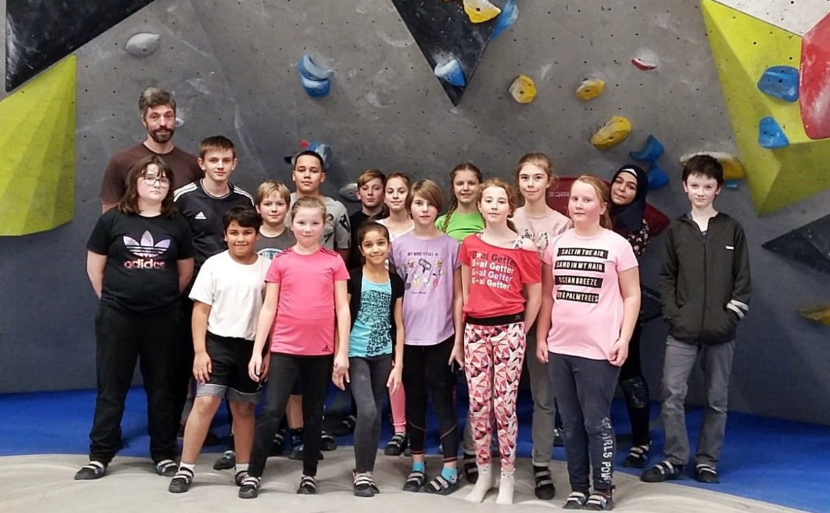 Eschenbach_Markus Gottwalt Schule_Arbeitsgruppe Klettern_Ausflug