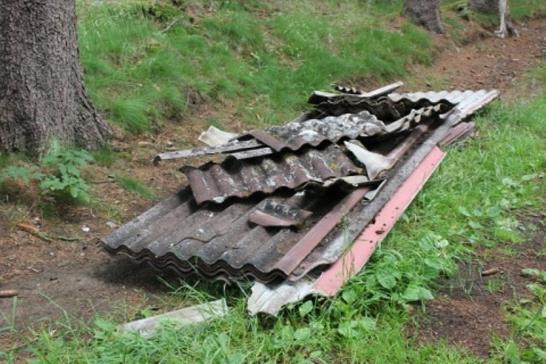 Eternit-Platten Wald Pleystein entsorgt 2