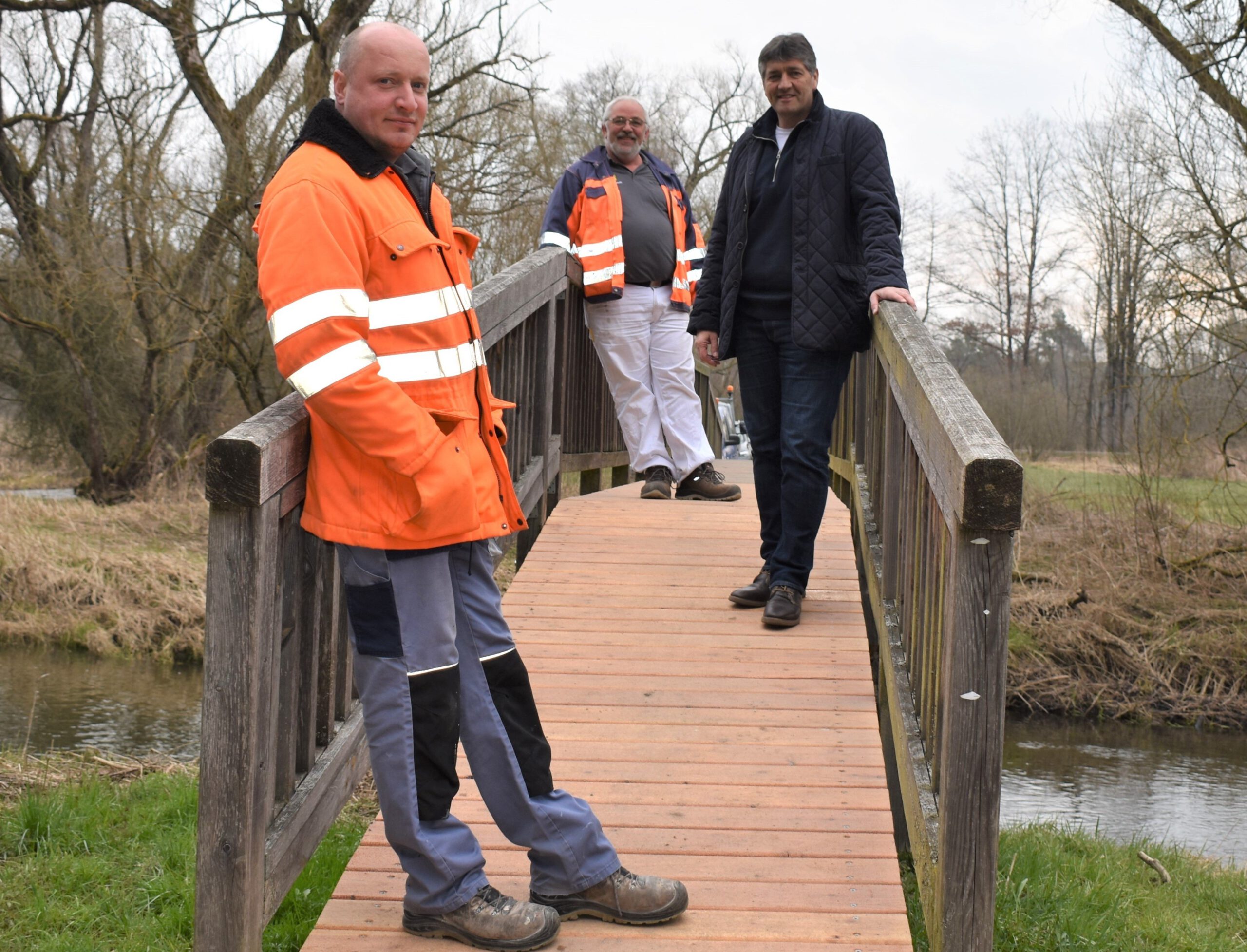 Ettsteg Grafenwöhr Brücke Bauhof Aleksej Waschkewitsch Klaus Guthmann Bürgermeister Edgar Knobloch