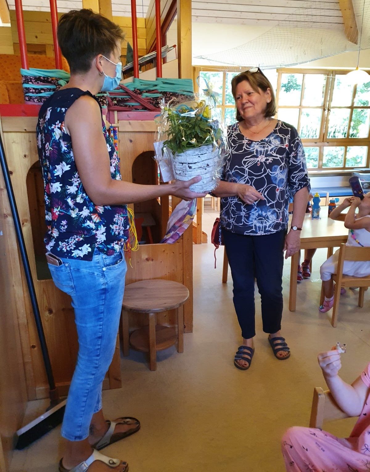 Evelyn Lanzl Edeltraud Hampl Kindergarten Leuchtenberg