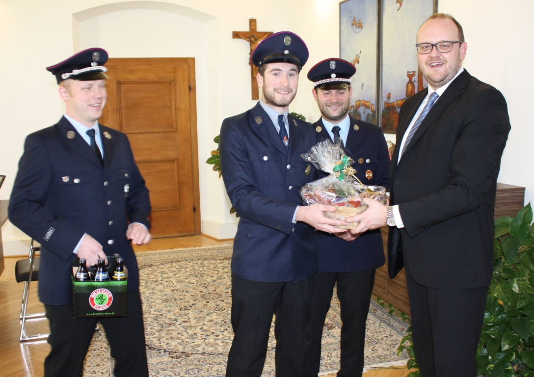 FFW Meerbodenreuth Patenbitten Landrat Meier