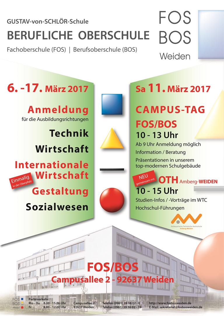 Tag der offenen Tür 2017 FOS/BOS
