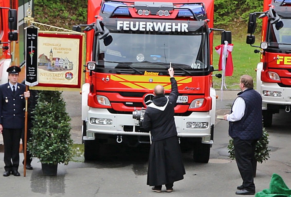 Fahrzeugweihe Segnung Feuerwehr, Neustadt (2)