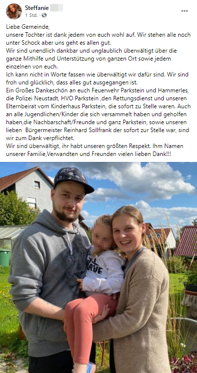 Mädchen Familie Parkstein Suche Vermisstensuche