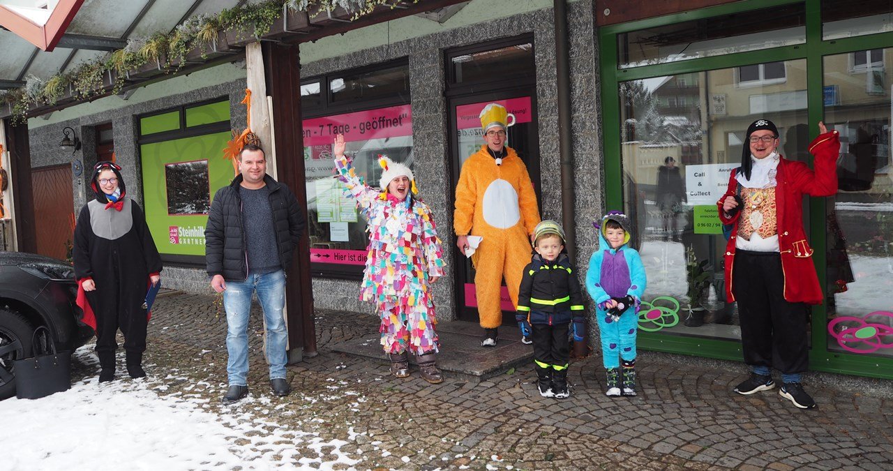 Faschingsschnitzeljagd in Neustadt