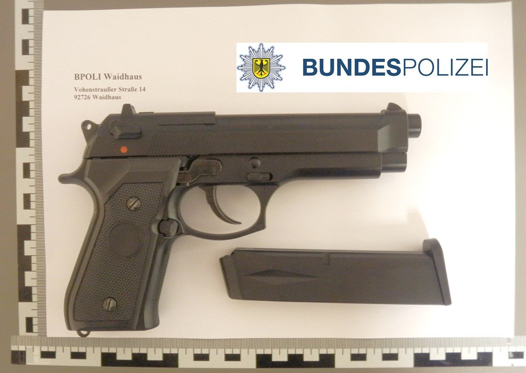 Federdruckwaffe beschlagnahmt