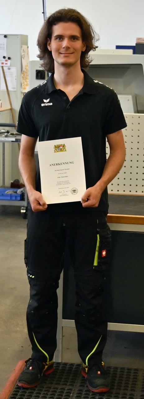 Felix-Meierhöfer Bester Azubi Deutschland