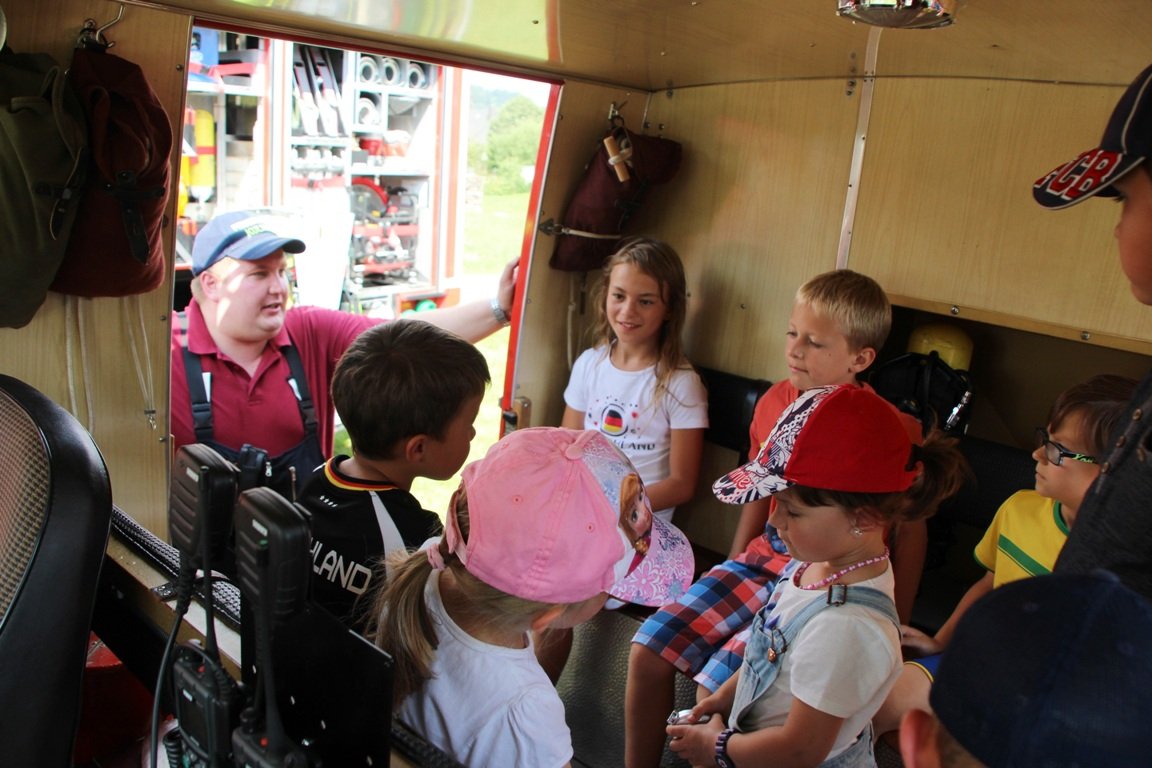 Ferienprogramm Kulmain, Kinder, Feuerwehr (1)