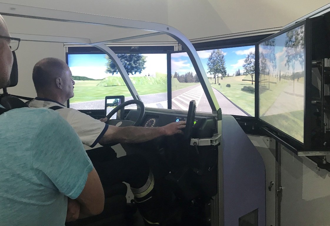 Trainingssimulation schult Feuerwehrkräfte