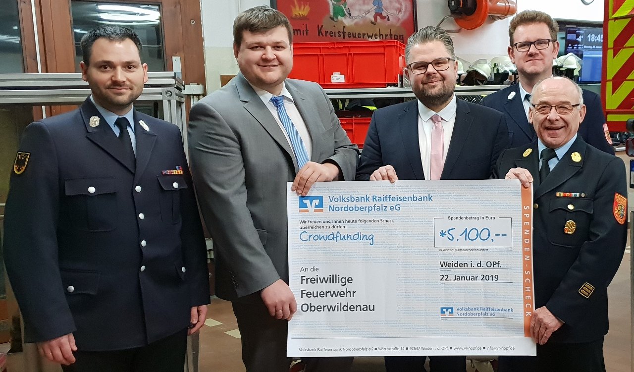 Feuerwehr Oberwildenau Crowdfunding-Aktion Spende