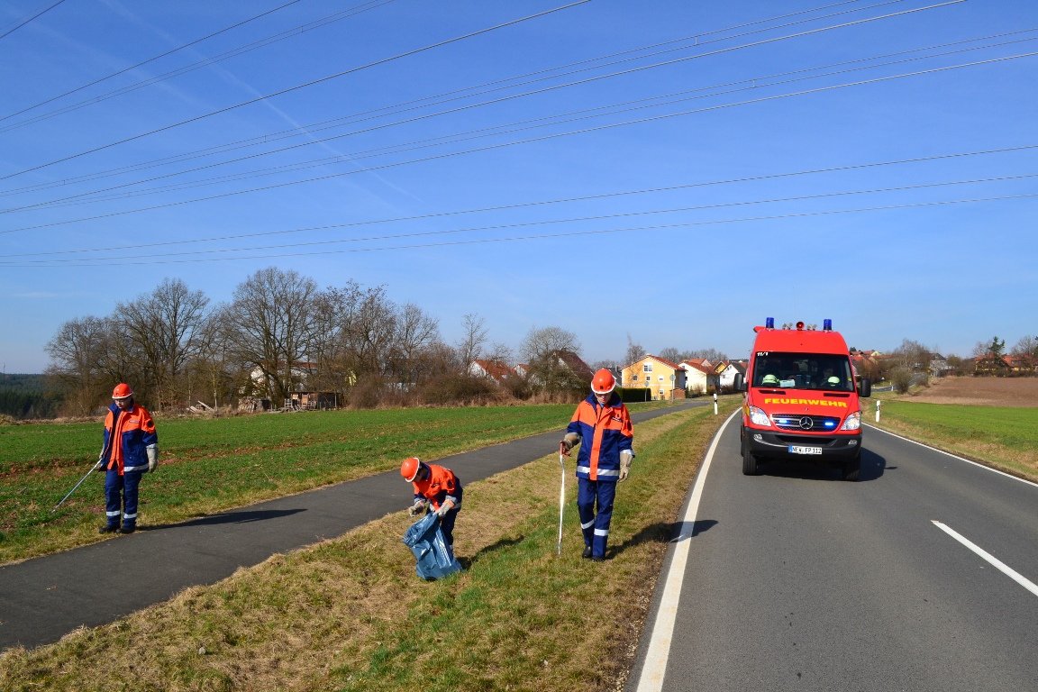 Feuerwehr Parkstein, Rama Dama, Müll aufräumen1
