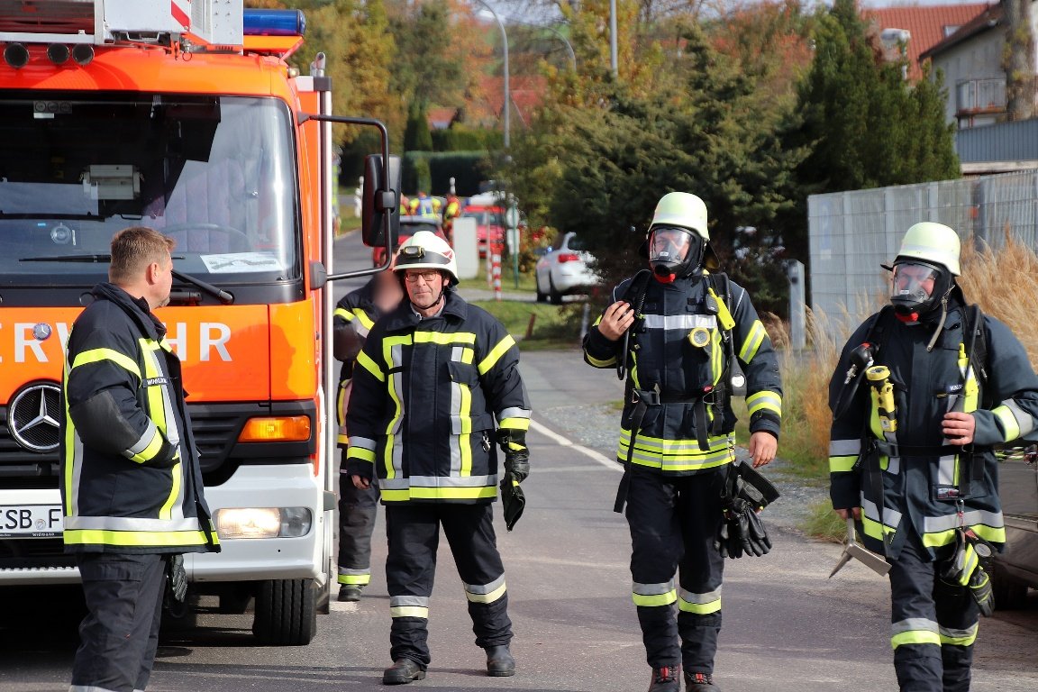 Feuerwehreinsatz Industriegebiet Stegenthumbach Eschenbach 1