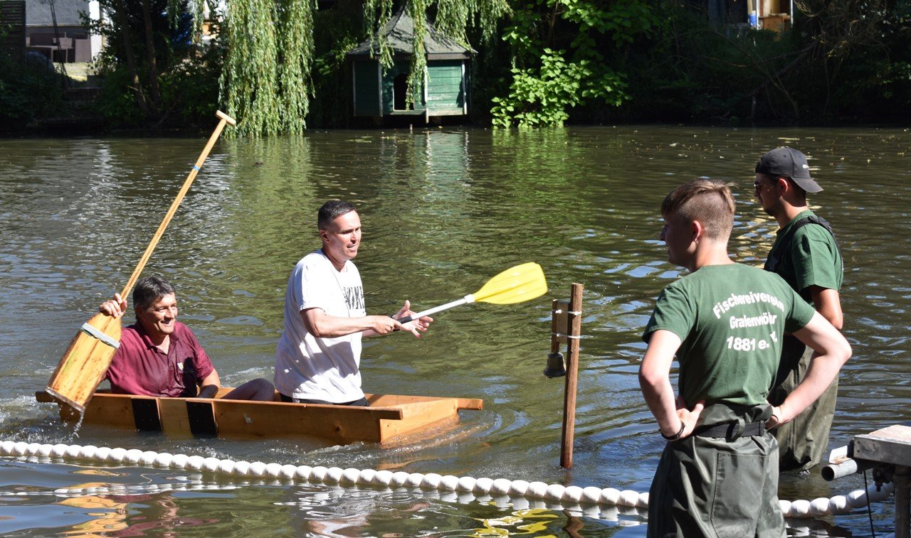 Fischerfest Grafenwöhr 2019 Sautrogrennen 3
