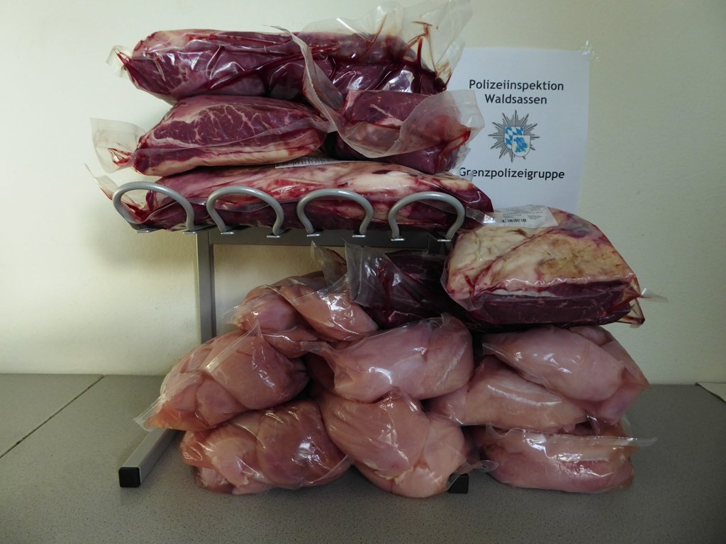 Fleisch Diebesgut Diebstahl Windischeschenbach