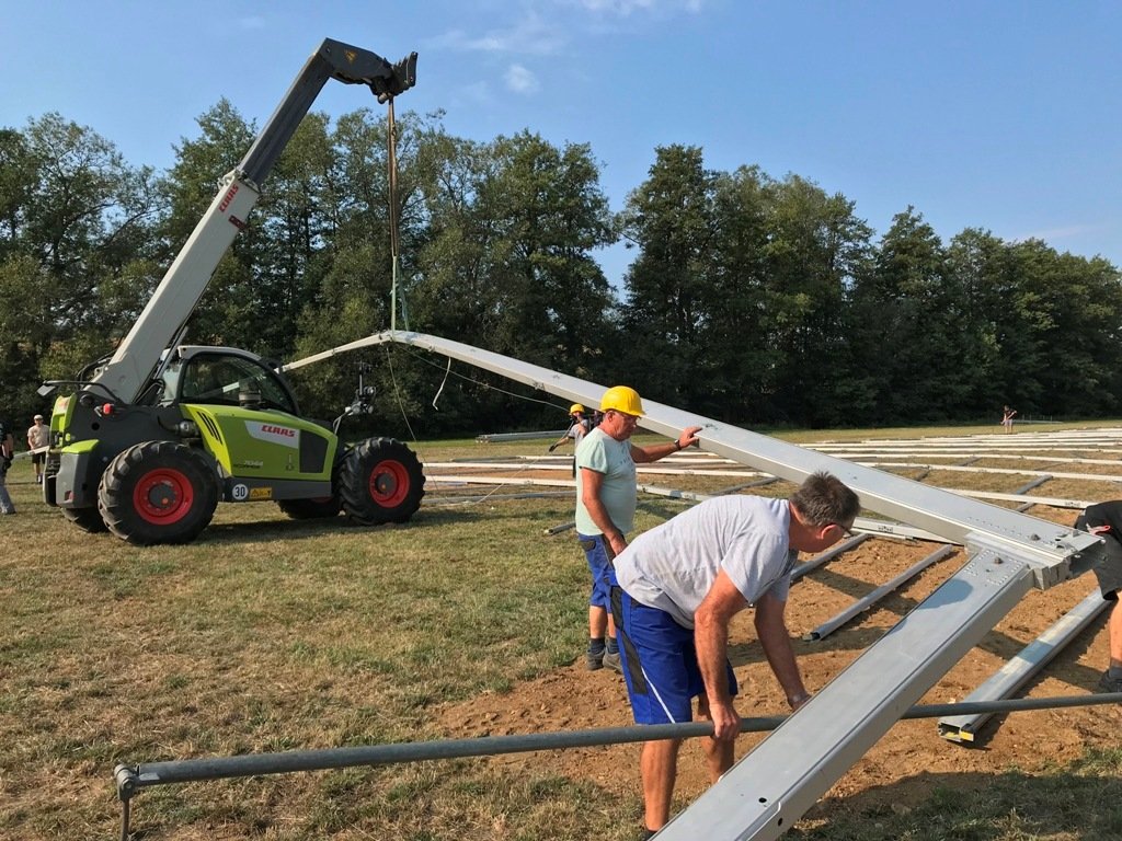 Flosser Kirwa 2018 Bilder Aufbau (2)