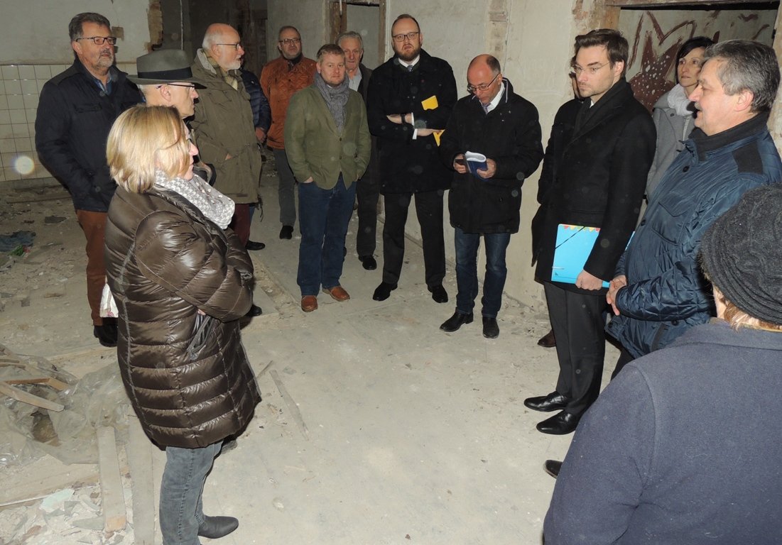 Forstamt Innen CSU-Kreisräte Sanierung Altes Forstamt Vohenstrauß historisches Gebäude Bild Gerald Morgenstern