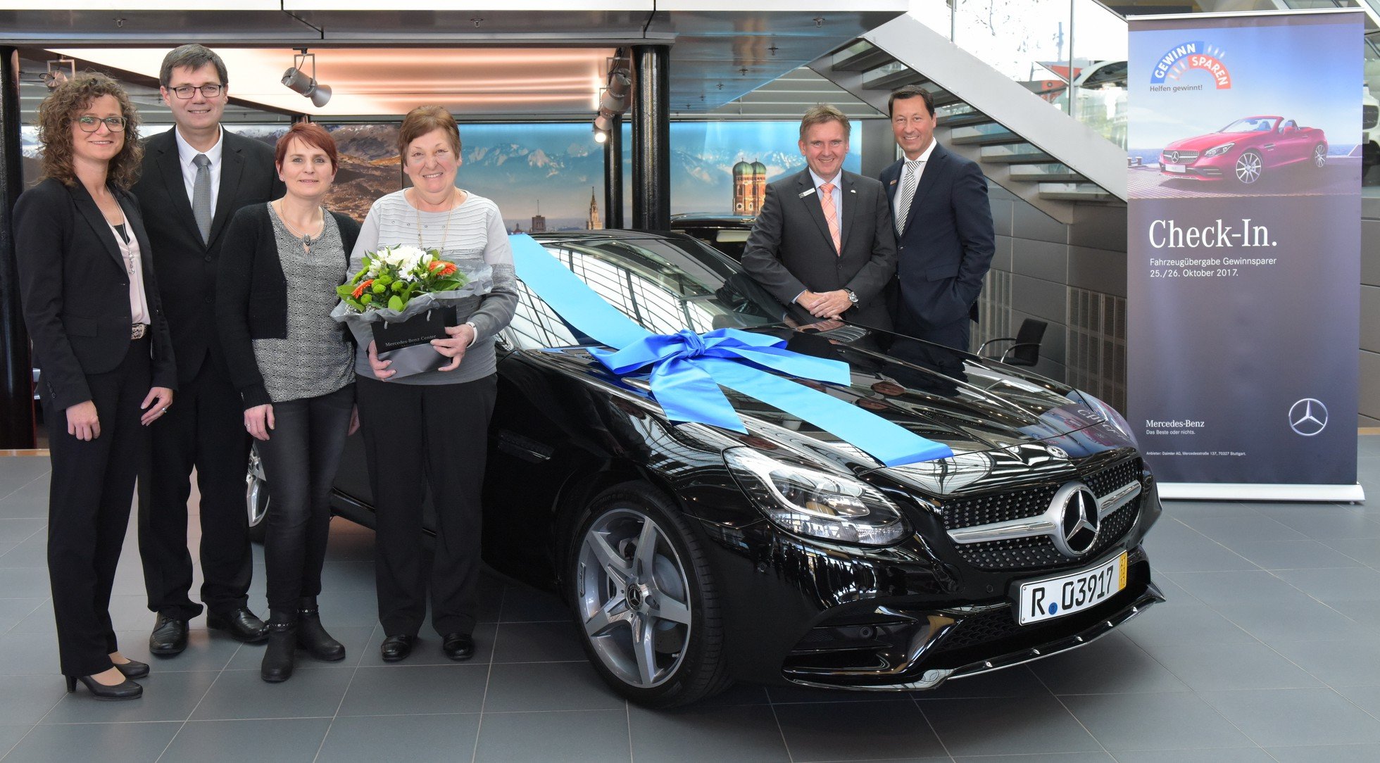 Gewinnsparen, Volksbank, Raiffeisenbank, Hannelore Kellner, Wiesau, Mercedes