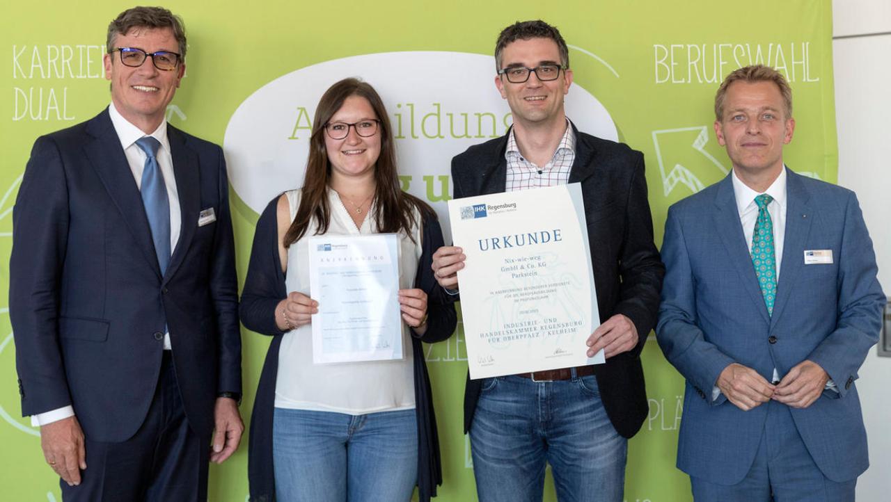 Franziska Rother Tourismuskauffrau Bester Azubi Nix-wie-weg.de Nicolas Götz Parkstein