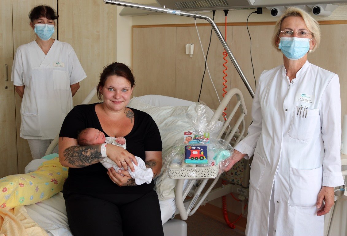 Emil ist das 300. Baby im Klinikum Fichtelgebirge