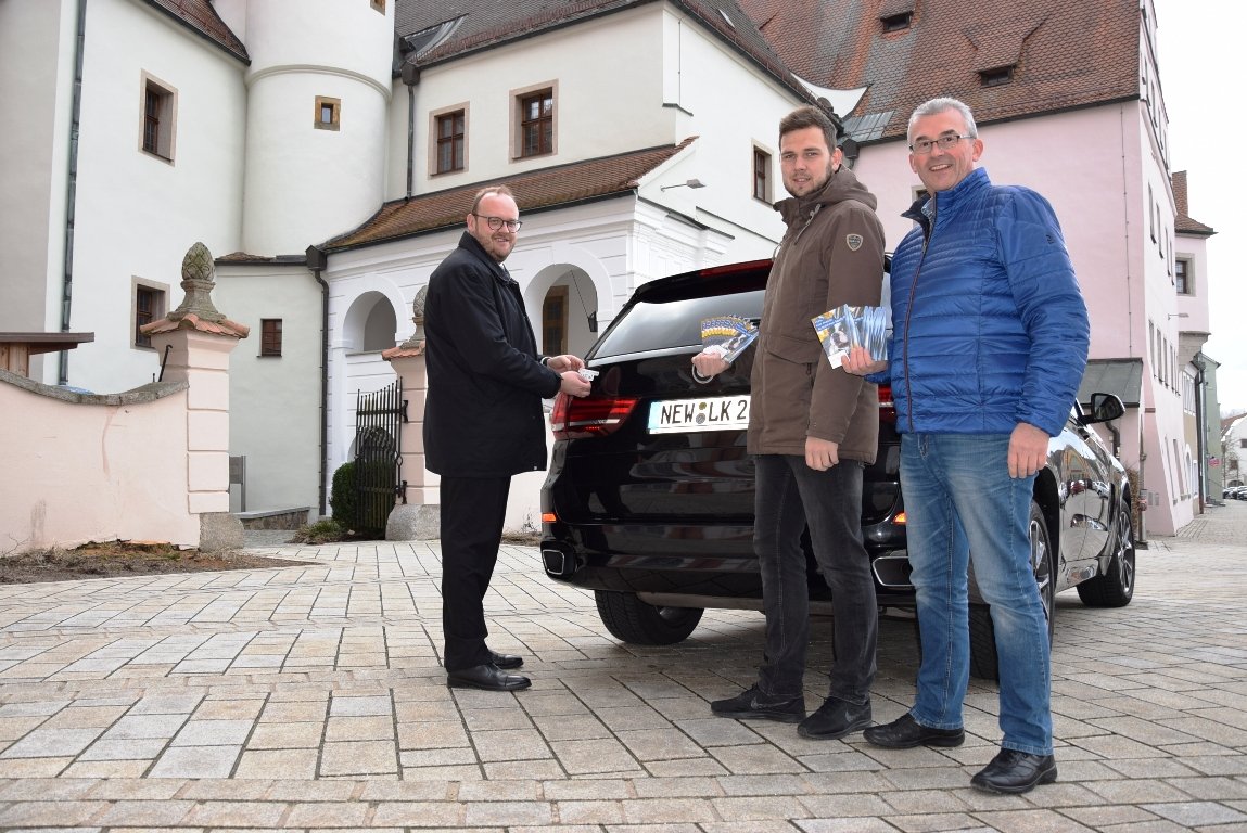 NEW Landkreis Aufkleber KFZ-Stelle