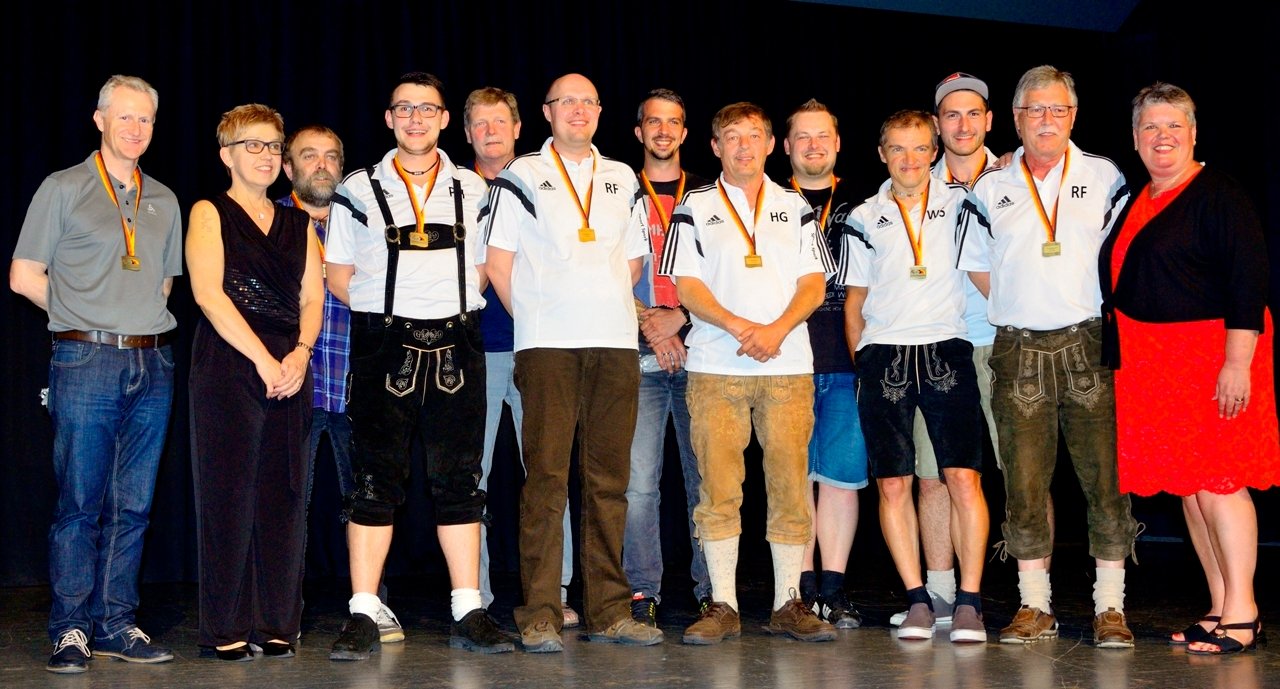 Fußballtennis, BSV Weiden, Deutsche Meisterschaft 2017 Siegerehrung