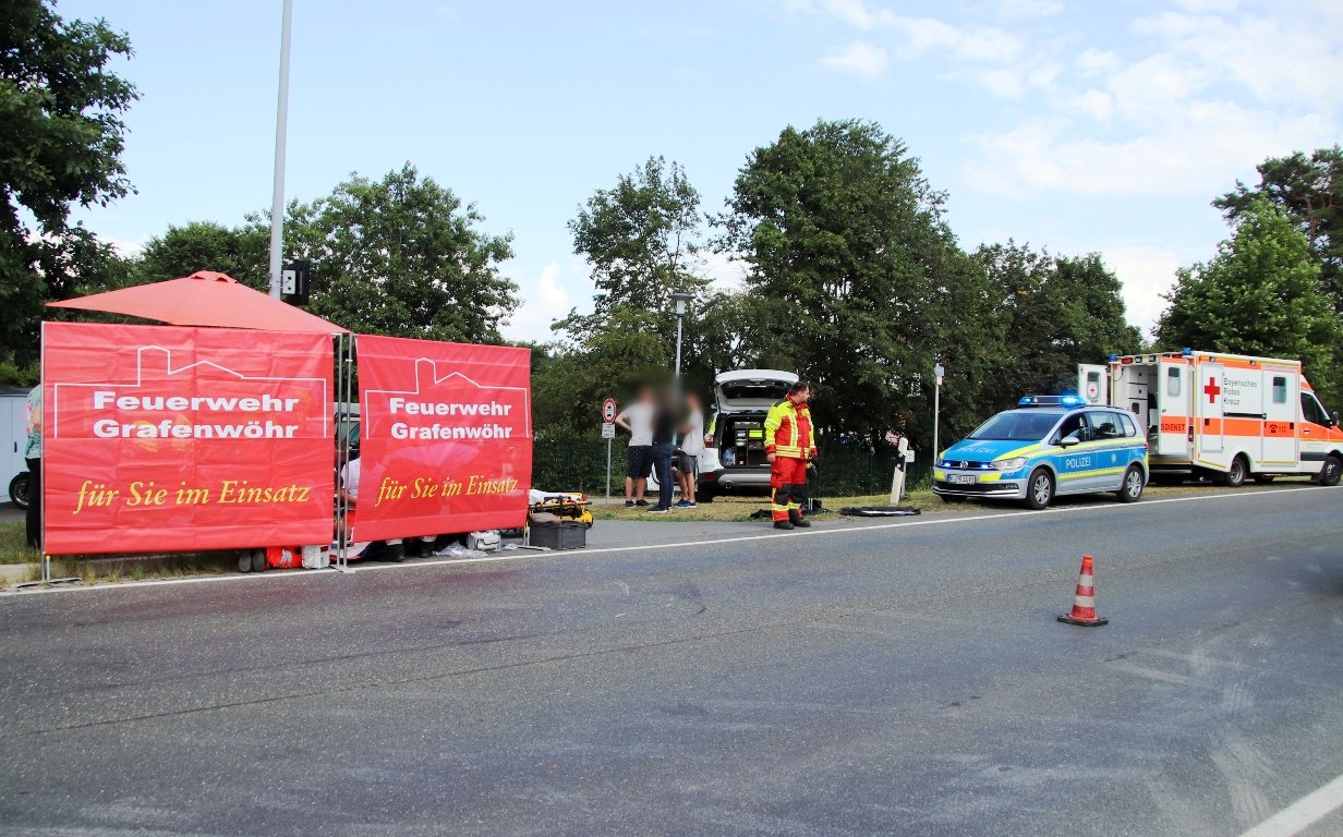 Motorradunfall Grafenwöhr
