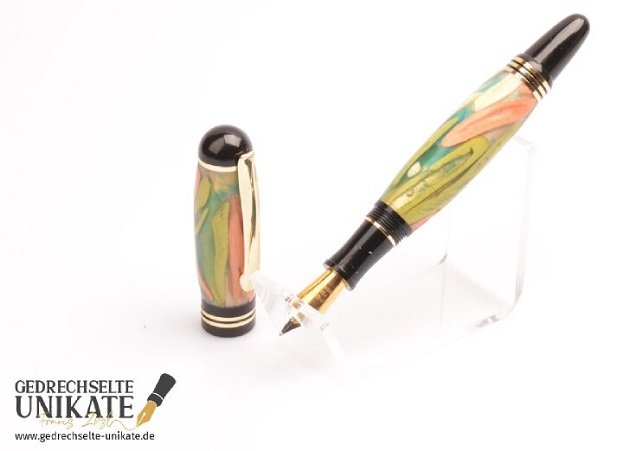 Gedrechselte-Unikate Franz Zetzl Parkstein Stifte Füllfederhalter Lord aus Fussili Nudeln