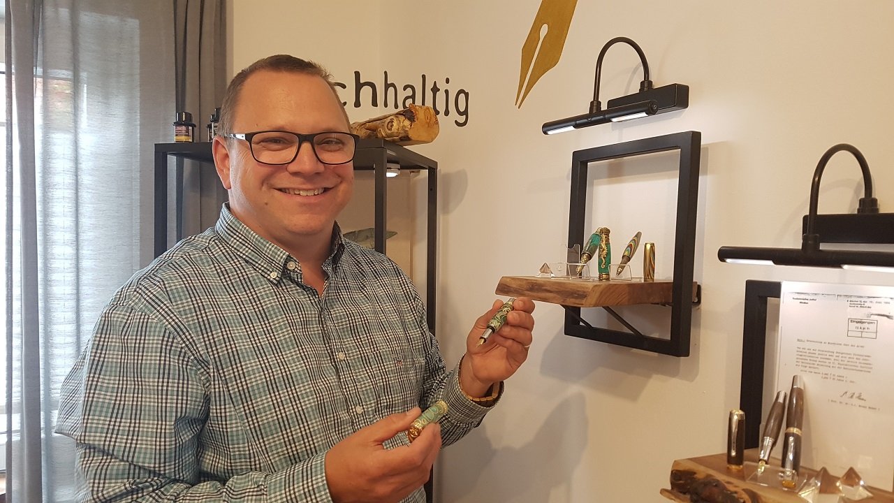 Gedrechselte-Unikate Franz Zetzl Parkstein Stifte Unikate Showroom