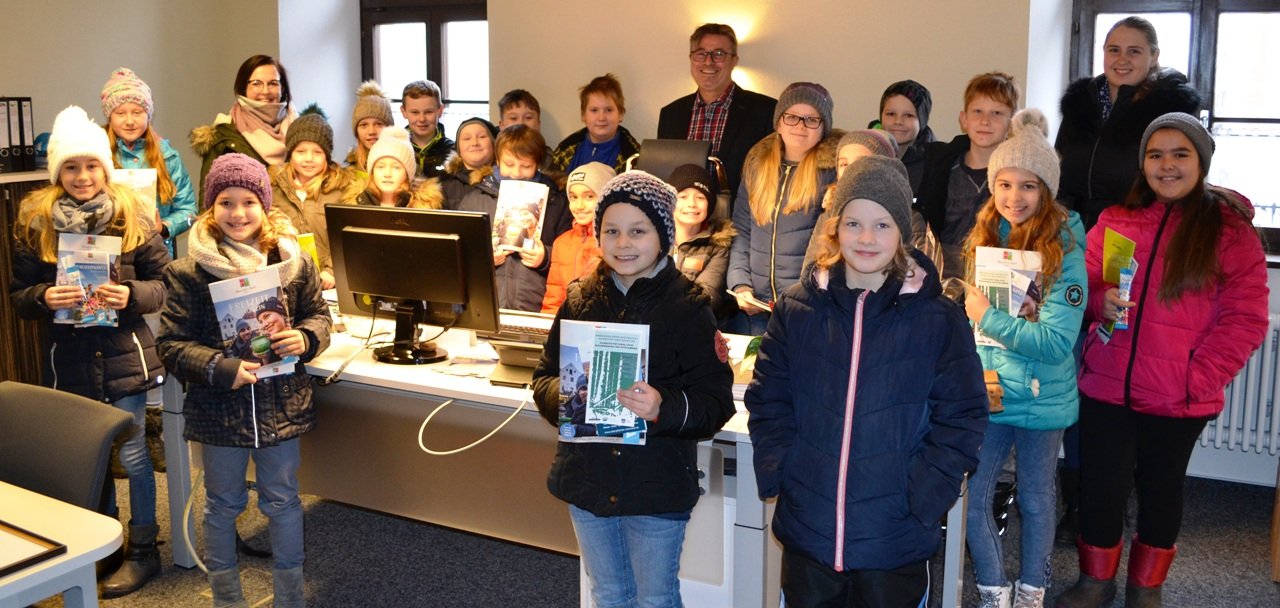 Gemeinde Eslarn Schulklassenbesuch