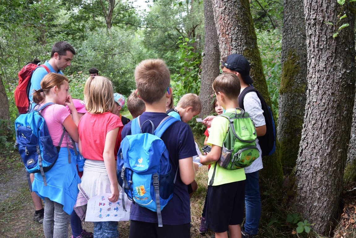 Geocaching 2018 JU Parkstein Schatzsuche Basaltkegel Ferienprogramm (3)