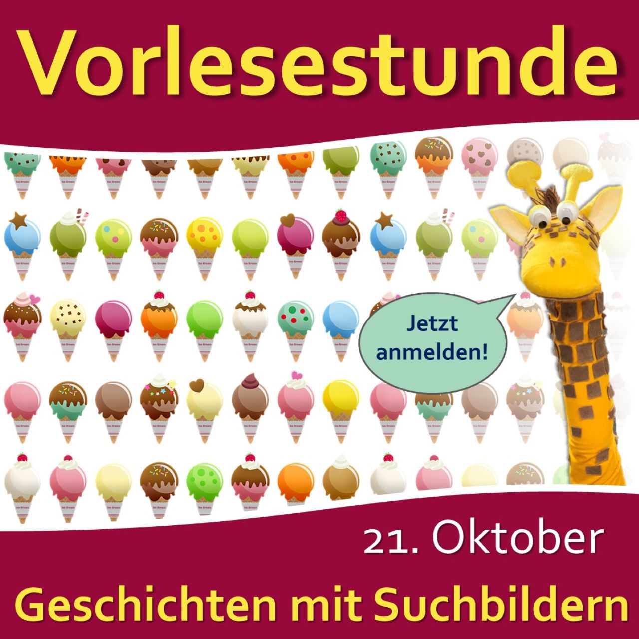 Vorlesestunde: Geschichten mit Suchbildern