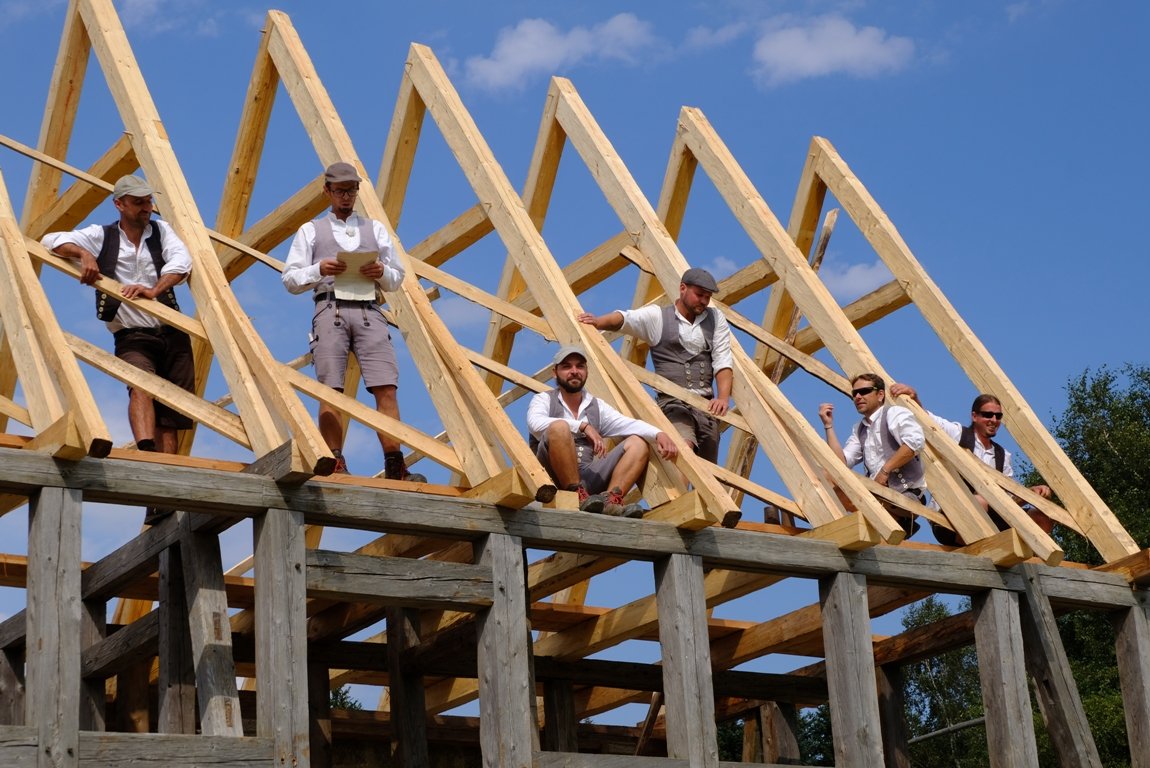 Geschichtspark Bärnau Fachwerkhaus Bau Holzhandwerkerkurs Holz Handwerker Bilder Geschichtspark Bärnau (18)