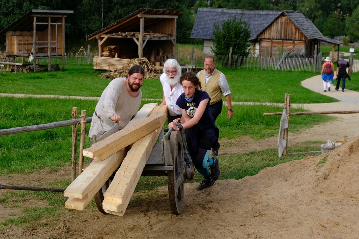 Geschichtspark Bärnau Fachwerkhaus Bau Holzhandwerkerkurs Holz Handwerker Bilder Geschichtspark Bärnau (8)