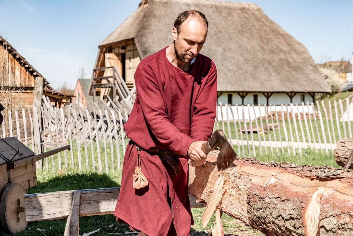 Geschichtspark Bärnau Fachwerkhaus Bau Holzhandwerkerkurs Holz Handwerker Bilder Geschichtspark Bärnau
