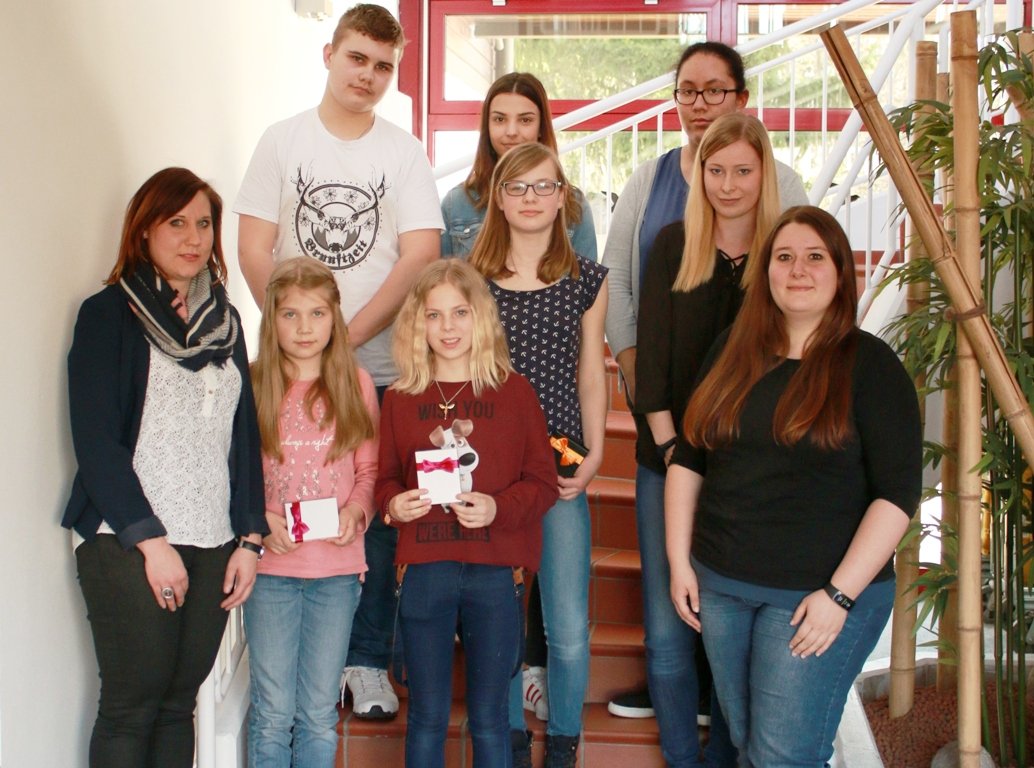 Gewinnuebergabe 4you werbeagentur waldsassen Ausbildungsmesse