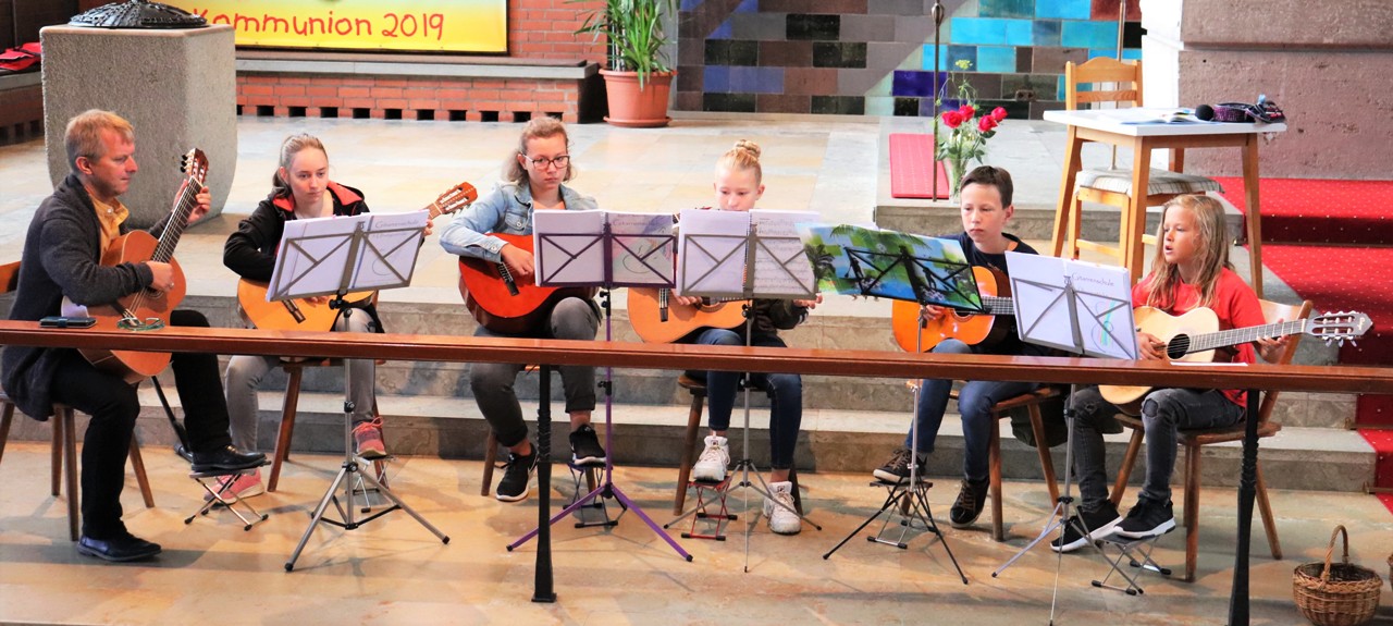 Gitarrenensemble Familiengottesdienst Grafenwöhr