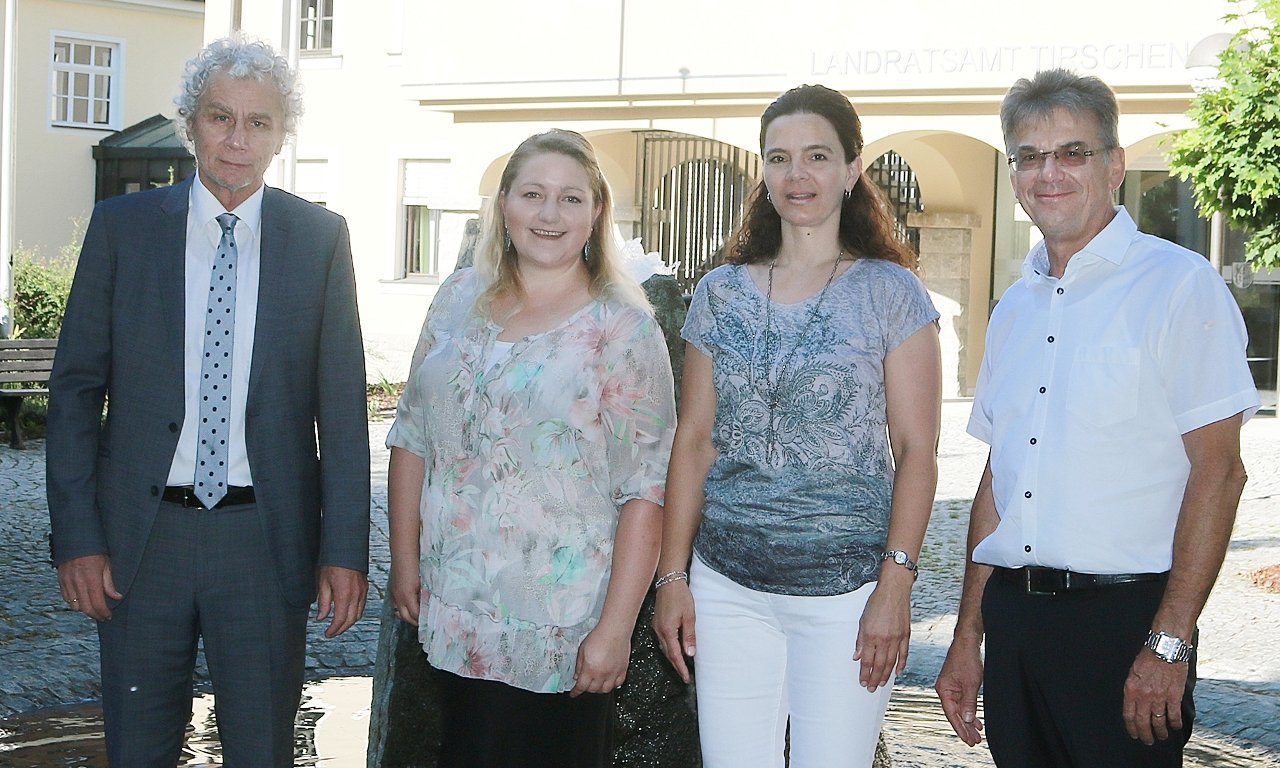 Gleichstellungsbeauftragte Landratsamt Tirschenreuth Wolfgang Lippert Karin Hauser Dötterl Sabine Frank Walter Brucker