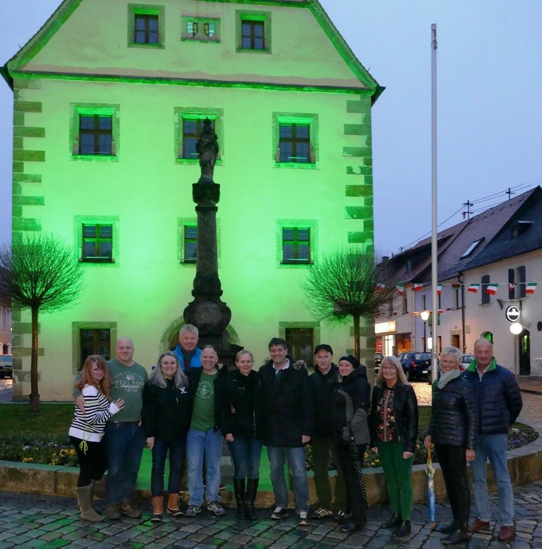 Global Greening Rathaus Grafenwöhr St Patricks Day
